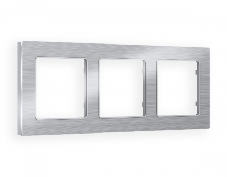 Рамка трехместная Ambrella Volt Platos AF550103