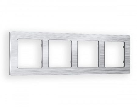 Рамка четырехместная Ambrella Volt Platos AF550104