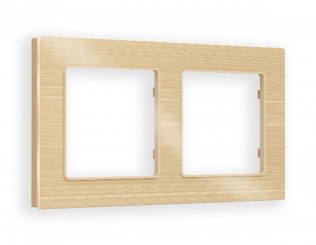 Рамка двухместная Ambrella Volt Platos AF550302