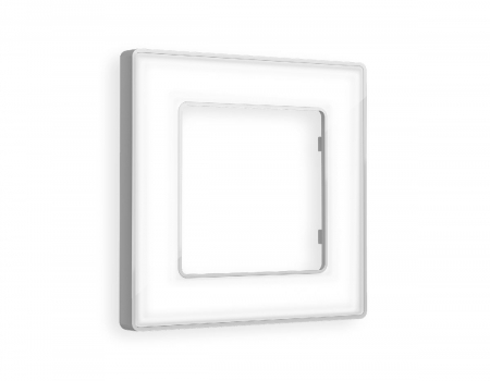 Рамка одноместная Ambrella Volt Arctic AF580131