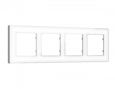 Рамка четырехместная Ambrella Volt Arctic AF580134