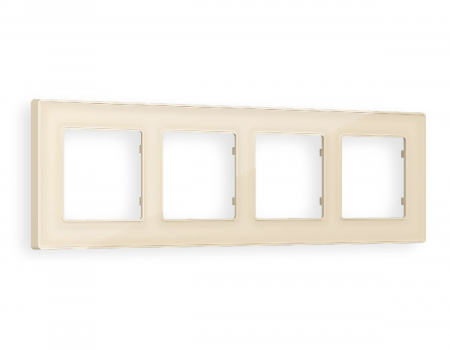 Рамка четырехместная Ambrella Volt Arctic AF580304