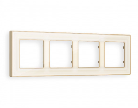 Рамка четырехместная Ambrella Volt Arctic AF580344