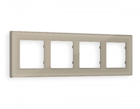 Рамка четырехместная Ambrella Volt Arctic AF580364