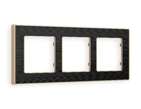 Рамка трехместная Ambrella Volt Arctic AF580543