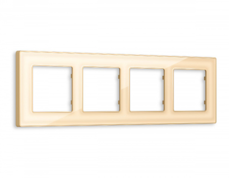 Рамка четырехместная Ambrella Volt Arctic AF580604