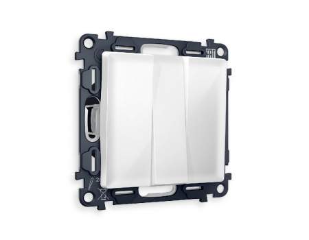 Комплект механизма 3-кл выключателя Ambrella Volt Alfa MA105010