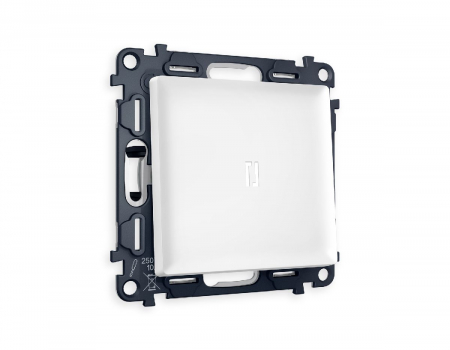 Комплект механизма 1-кл выключателя с подсветкой Ambrella Volt Alfa MA122015