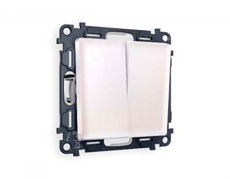 Комплект механизма 2-кл проходного выключателя Ambrella Volt Alfa MA203020