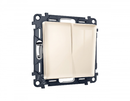 Комплект механизма 2-кл проходного выключателя Ambrella Volt Alfa MA303020