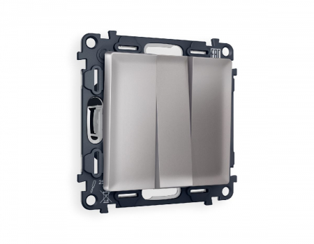 Комплект механизма 3-кл выключателя Ambrella Volt Alfa MA505010