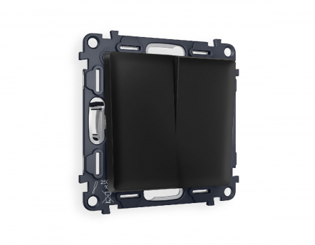 Комплект механизма 2-кл выключателя Ambrella Volt Alfa MA803010