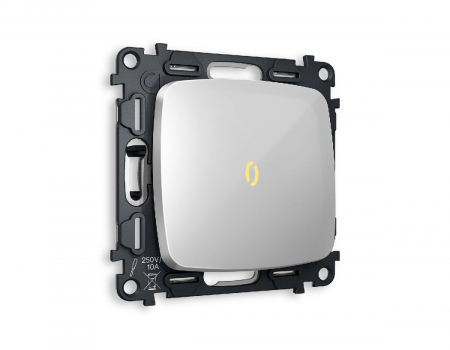 Комплект механизма 1-кл выключателя с подсветкой Ambrella Volt Omega MO402010