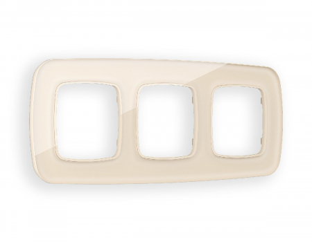 Рамка трехместная Ambrella Volt Radian OF320303