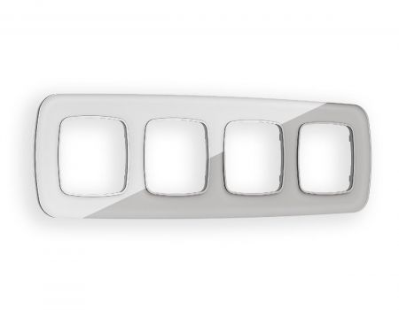 Рамка четырехместная Ambrella Volt Radian OF320404