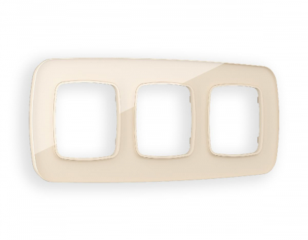 Рамка трехместная Ambrella Volt Radian OF350303