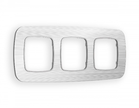 Рамка трехместная Ambrella Volt Radian OF580103