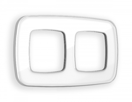 Рамка двухместная Ambrella Volt Coint OF640132