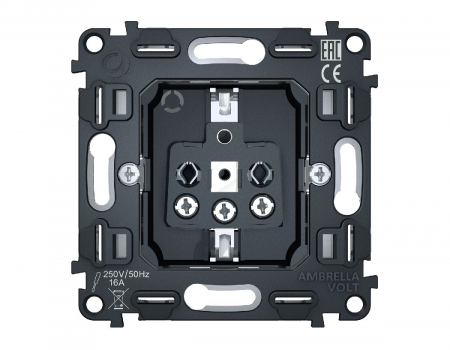 Механизм розетки с/з на винтовых зажимах Ambrella Volt Quant VM141