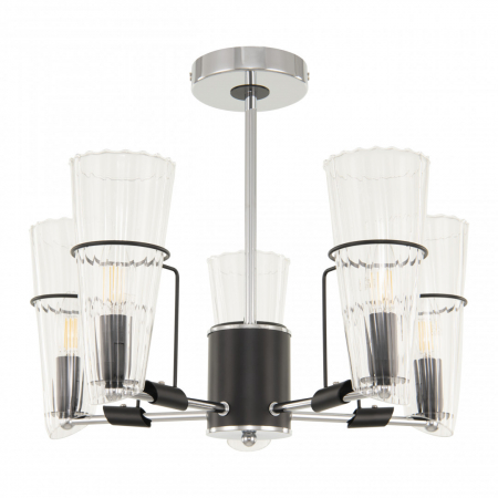 Люстра на штанге Arte Milano Napoli 328107/5 CR.BK
