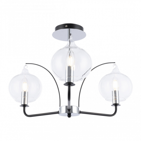 Люстра на штанге Arte Milano Napoli 321007/3 BK.CR