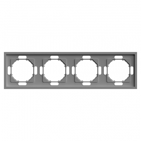 Рамка четырехместная Stekker Эмили PFR00-5004-10 49965