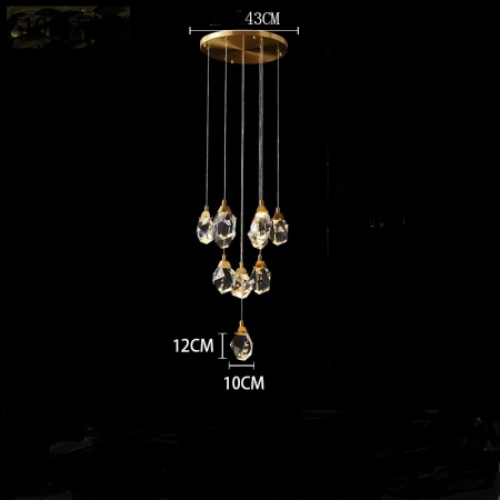 Каскадная люстра ImperiumLoft Cristel One 193599-26