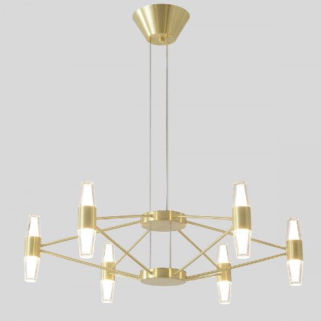 Подвесная люстра Crystal Lux DOROTEA SP6 GOLD