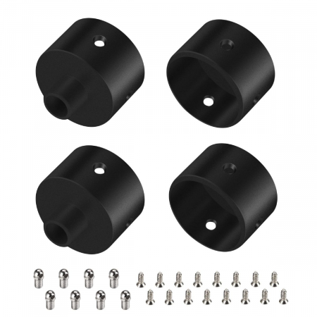 Заглушка Arlight WPH-FLEX-D22-360deg BLACK ALU с отверстием 049940