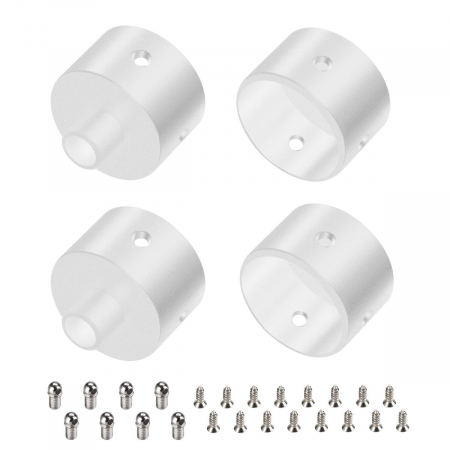 Заглушка Arlight WPH-FLEX-D22-360deg WHITE ALU с отверстием 049941