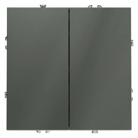 Выключатель двухклавишный Voltum S70 VLS020106