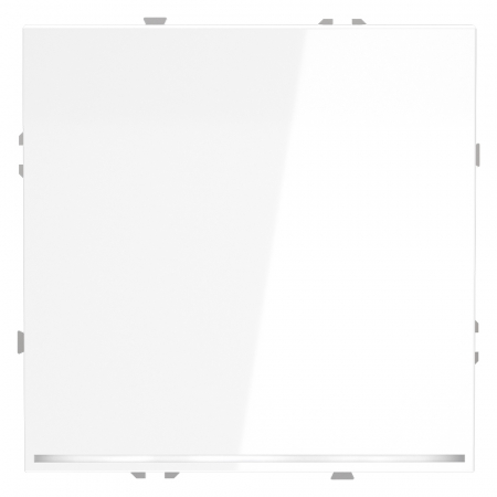 Переключатель 1-клавишный проходной с подсветкой Voltum S70 VLS010401