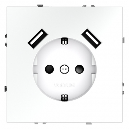 Розетка с USB Voltum S70 VLS040402