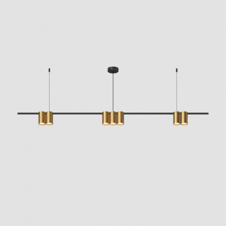 Подвесной светильник Denkirs Orbit DK4063-BK+SG