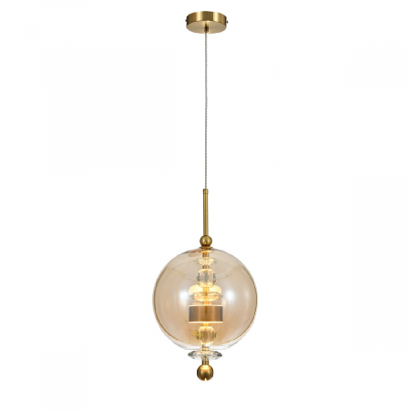 Подвесной светильник Indigo Illusione 11055/1P Amber V000188L