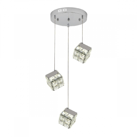 Подвесной светильник Indigo Radioso 12048/3P Chrome V000136L