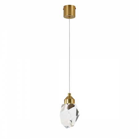 Подвесной светильник Indigo Cristallo 12053/1P Brass V000132L