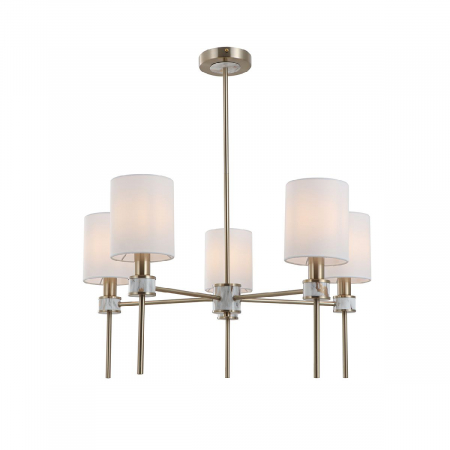 Люстра на штанге Indigo Poesia 13035/5R Brass V000577