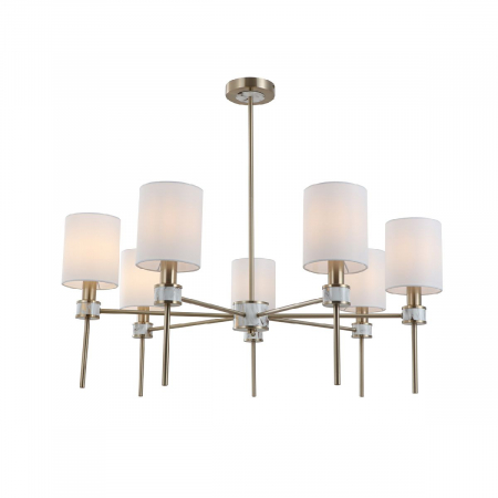 Люстра на штанге Indigo Poesia 13035/8R Brass V000578