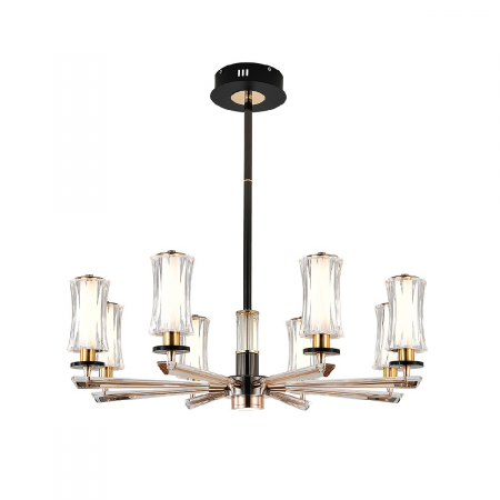 Люстра на штанге Indigo Grandioso 13038/8R Black V000186L