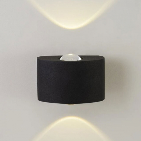 Уличный настенный светильник AM Group AM307-2X1 W BK 4000K