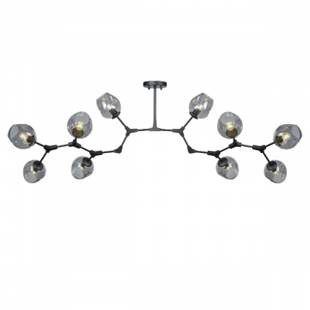 Люстра на штанге AM Group LOFT-10 BK