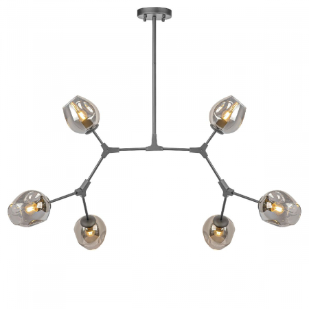 Люстра на штанге AM Group LOFT-6 BK