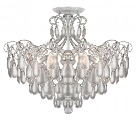 Потолочная люстра AM Group MONICA PL6 SILVER