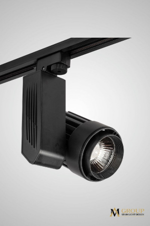 Трековый однофазный светильник AM Group AM180-BK 4000K