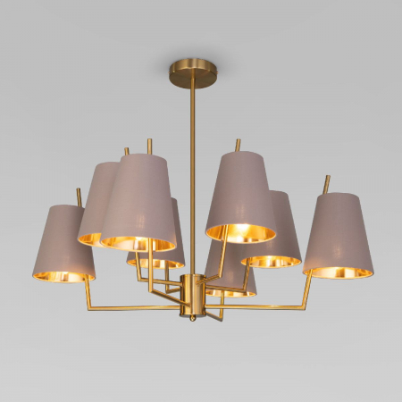 Люстра на штанге Eurosvet Topanga 60173/8 латунь Smart a069018