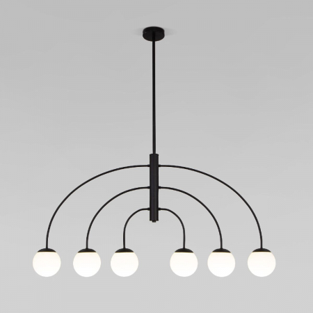 Люстра на штанге Eurosvet Cenacolo 30179/6 черный a069124