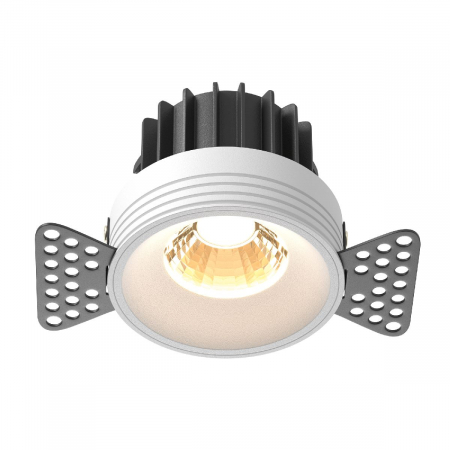 Встраиваемый светильник Maytoni Round DL058-12W2.7K-TRS-W