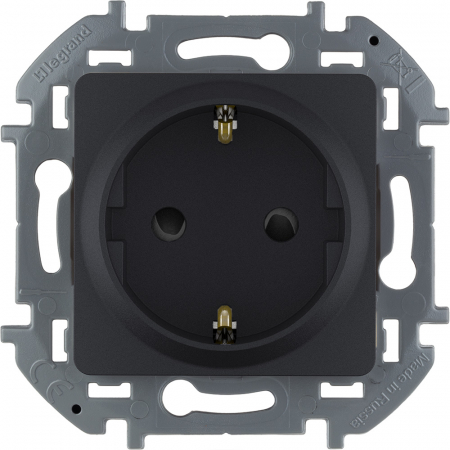 Розетка с/з со шторками Legrand Inspiria 673733