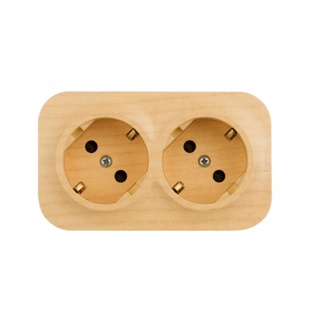 Розеточный блок двойной с/з Legrand Quteo 782287